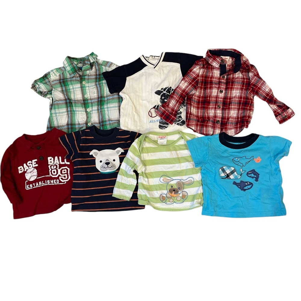 Bundle of 6-9M Tops
